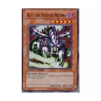 CCG Союзник справедливости Рудра (супер редкий), Yu-Gi-Oh - Hidden Arsenal 1 - Singles