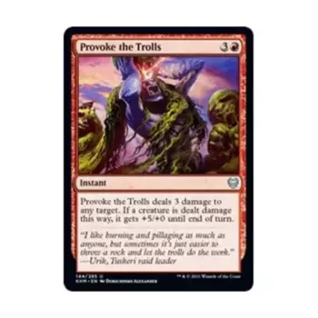 CCG Спровоцировать троллей (U), MTG - Kaldheim