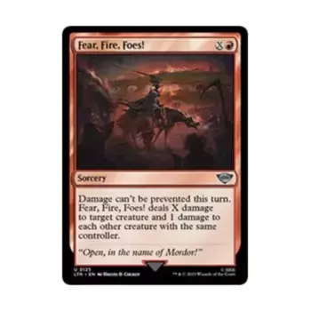 CCG Страх, огонь, враги! (У), MTG - Universes Beyond: Lord of the Rings