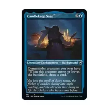 CCG Свечной шалфей (травление фольги) (C) (Фольга), MTG - Commander Legends - Battle for Baldur's Gate