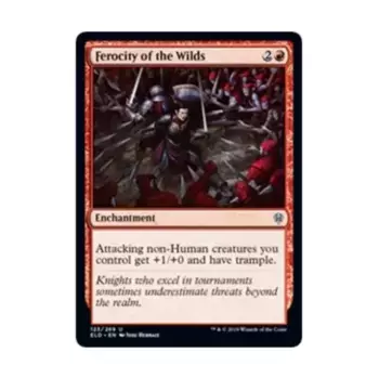 CCG Свирепость дикой природы (U), MTG - Throne of Eldraine