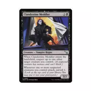 CCG Тайный вмешивающийся (б) (Н), MTG - Murders at Karlov Manor