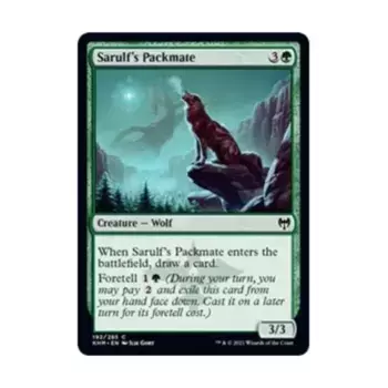 CCG Товарищ по стае Сарульфа (клавиша C), MTG - Kaldheim