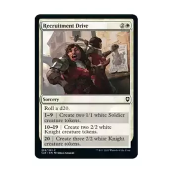 CCG Вербовочный проезд (C) (фольга), MTG - Commander Legends - Battle for Baldur's Gate