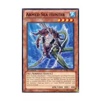 CCG Вооруженный морской охотник (обычный), Yu-Gi-Oh - Structure Deck - Realm of the Sea Emperor - Singles