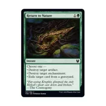 CCG Возвращение к природе (С), MTG - Theros Beyond Death