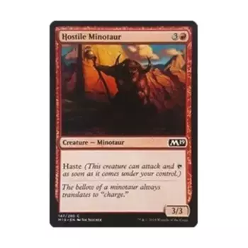 CCG Враждебный Минотавр (клавиша C), MTG - Core Set 2019