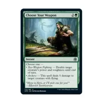 CCG Выберите свое оружие (U), MTG - Adventures in the Forgotten Realms