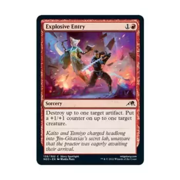 CCG Взрывоопасное проникновение (C) (фольга), MTG - Kamigawa : Neon Dynasty