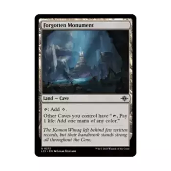 CCG Забытый памятник (U), MTG - The Lost Caverns of Ixalan
