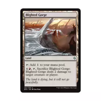 CCG Загубленное ущелье (U), MTG - Battle for Zendikar