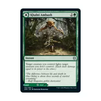 CCG Засада Хални // Территория Хални (U), MTG - Zendikar Rising