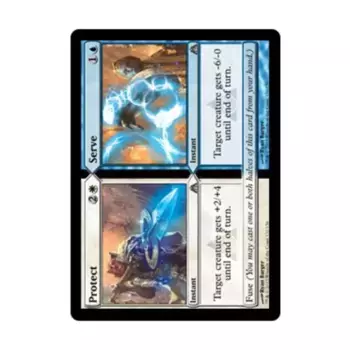 CCG Защитить // Служить (U), MTG - Dragon's Maze