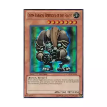 CCG Зеленый Бабуин, Защитник Леса (Супер Редкий), Yu-Gi-Oh - Promo - Collectors Tin - Singles