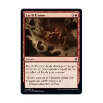 CCG Землетрясение (C) (Фольга), MTG - Commander Legends - Battle for Baldur's Gate