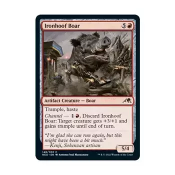 CCG Железнокопытный кабан (С), MTG - Kamigawa : Neon Dynasty