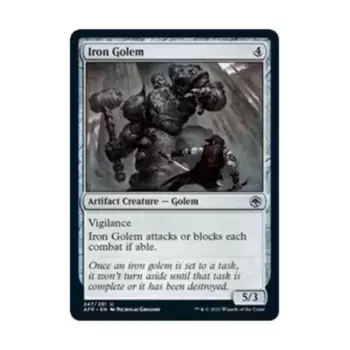 CCG Железный голем (U), MTG - Adventures in the Forgotten Realms