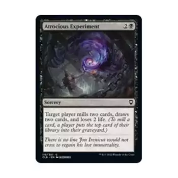 CCG Жестокий эксперимент (C) (фольга), MTG - Commander Legends - Battle for Baldur's Gate