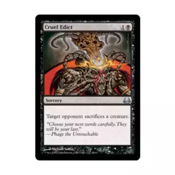 CCG Жестокий указ (U), MTG - Duel Decks - Divine vs. Demonic