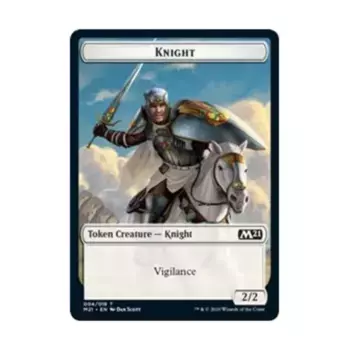 CCG Жетон рыцаря (T), MTG - Core Set 2021