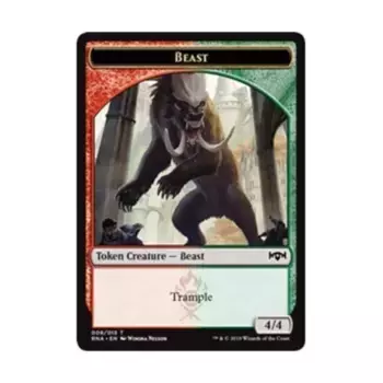 CCG Жетон зверя (T), MTG - Ravnica Allegiance