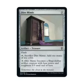 CCG Жуткий мимик (C) (фольга), MTG - Commander Legends - Battle for Baldur's Gate