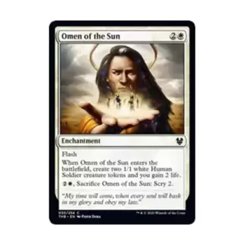 CCG Знамение Солнца (С), MTG - Theros Beyond Death