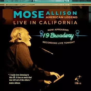 CD диск Allison, Mose: American Legend - Live in California