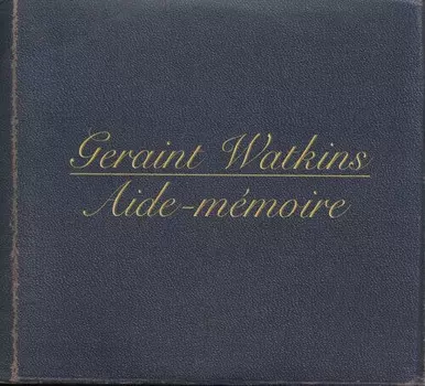 CD диск Watkins, Geraint: Aide-memoire