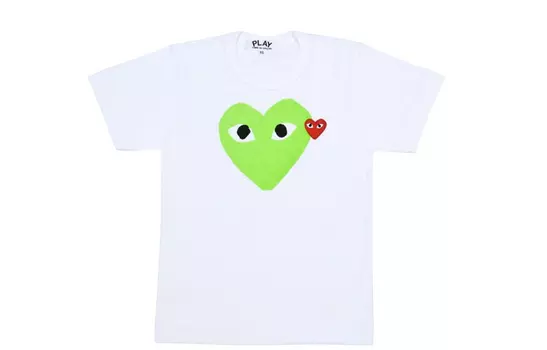 CDG Play Футболка женская белые