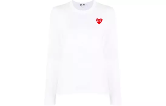 CDG Play Футболка женская белые