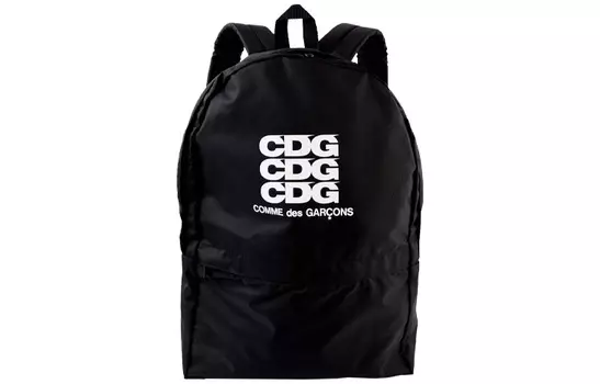 CDG Рюкзак из полиэстера, обычный, мужской, черный