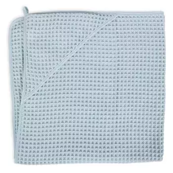 Ceba Baby Basic полотенце детское 100x100 см Waffle Line Mist Blue, 1 шт.