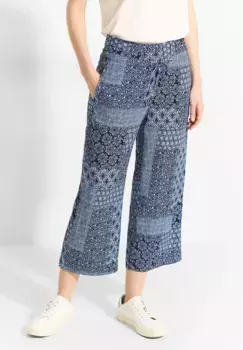 Cecil-кюлоты, завышенная талия, синий