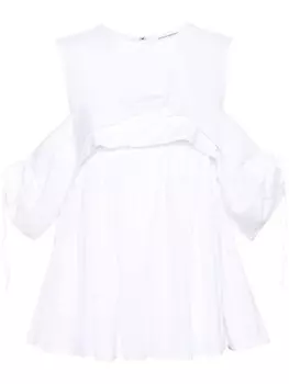 Cecilie Bahnsen блузка Silke, белый