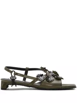 Cecilie Bahnsen босоножки Arna, зеленый