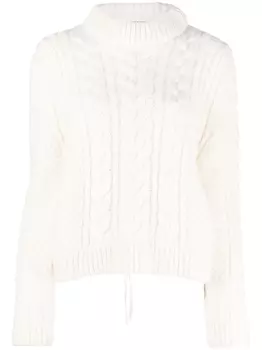 Cecilie Bahnsen джемпер Hope с открытой спиной, белый