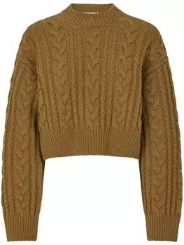 Cecilie Bahnsen джемпер Вибеке, коричневый