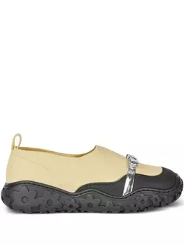 Cecilie Bahnsen кроссовки Orlan с бантами, желтый