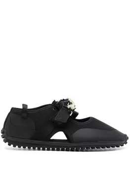 Cecilie Bahnsen кроссовки Sara с вырезами, черный