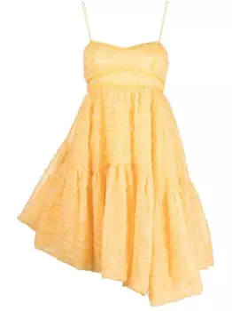 Cecilie Bahnsen платье мини Demi, оранжевый