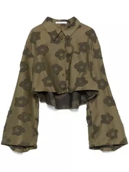 Cecilie Bahnsen рубашка Vinh, зеленый