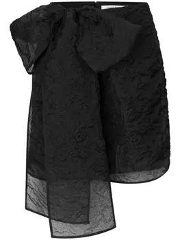 Cecilie Bahnsen стеганая юбка Gigi, черный