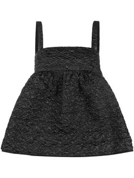 Cecilie Bahnsen стеганый топ Josie, черный