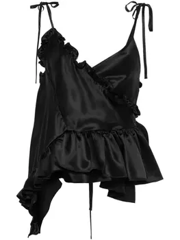 Cecilie Bahnsen топ Alessandra, черный