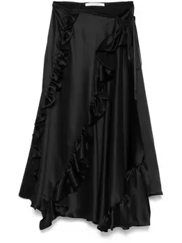 Cecilie Bahnsen юбка миди Adelina, черный