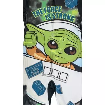 Цельная пижама Lego Star Wars The Child aka Baby Yoda для мальчиков 4–12 лет Licensed Character