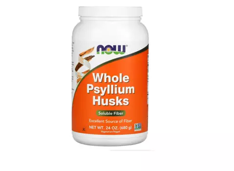 Цельная шелуха подорожника NOW Foods, 680 г