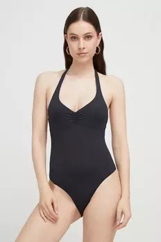 Цельный двусторонний купальник United Colors of Benetton, черный