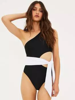 Цельный костюм Карли Beach Riot, черный